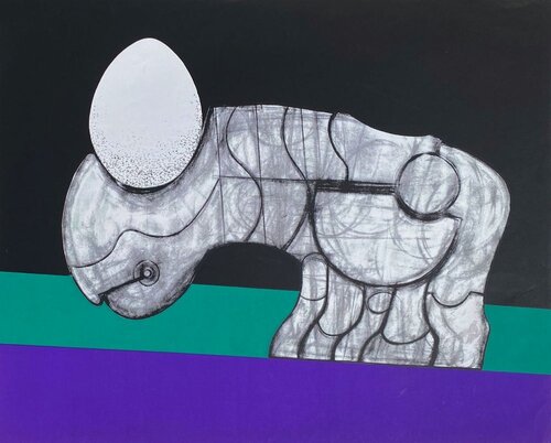 Rhino II von Pietro Cascella, Druck kaufen auf Singulart
