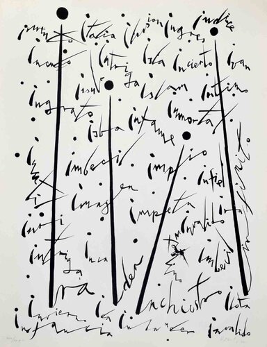 Letter I by Rafael Alberti, Print for Sale on Singulart