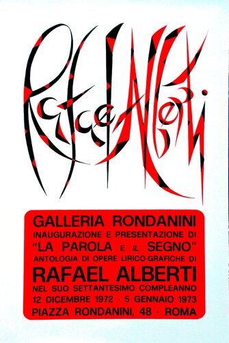 The Word and the Sign von Rafael Alberti, Druck kaufen auf Singulart