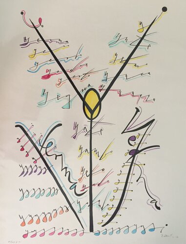 Letter Y by Rafael Alberti, Print for Sale on Singulart