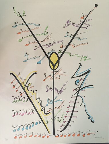 Letter Y van Rafael Alberti, Afdruk te koop op Singulart