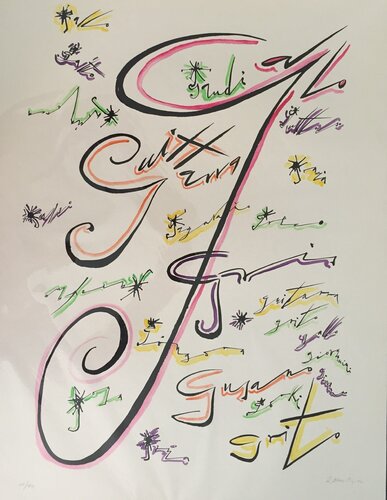 Letter G by Rafael Alberti, Print for Sale on Singulart