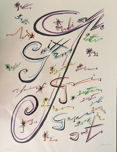 Letter G by Rafael Alberti, Print for Sale on Singulart