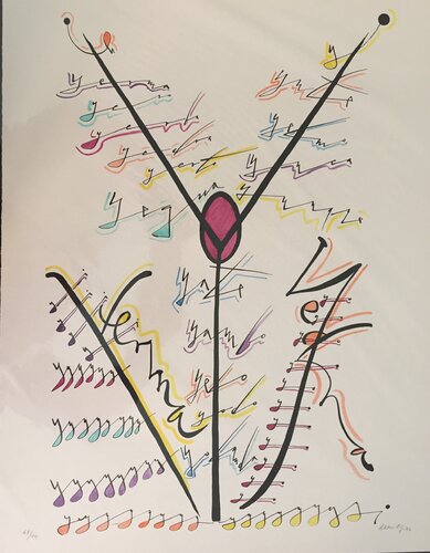 Letter Y by Rafael Alberti, 版画 for Sale on Singulart