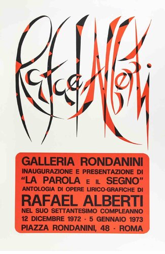 The Word and the Sign par Rafael Alberti, Édition en vente sur Singulart