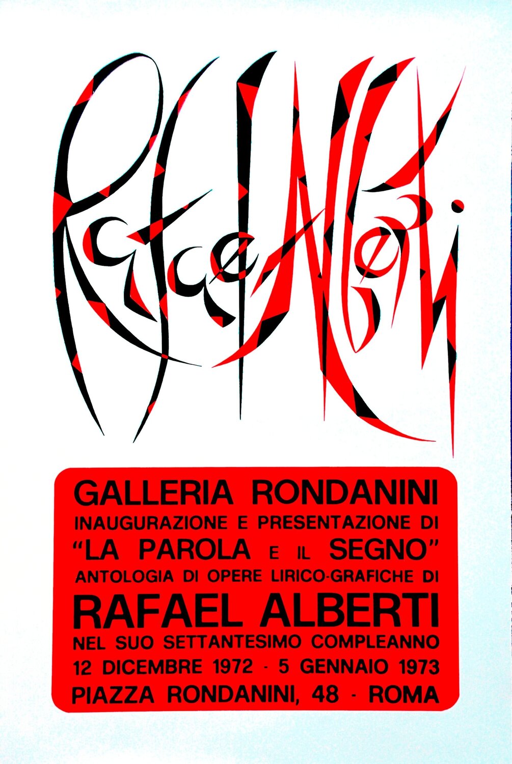 The Word and the Sign Rafael Alberti Stampa in vendita