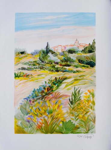 Provence magnifique di Ray Poirier, Stampa in vendita su Singulart