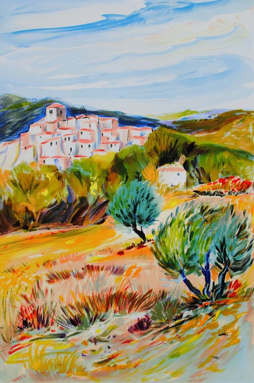 Village provençal perché Ray Poirier