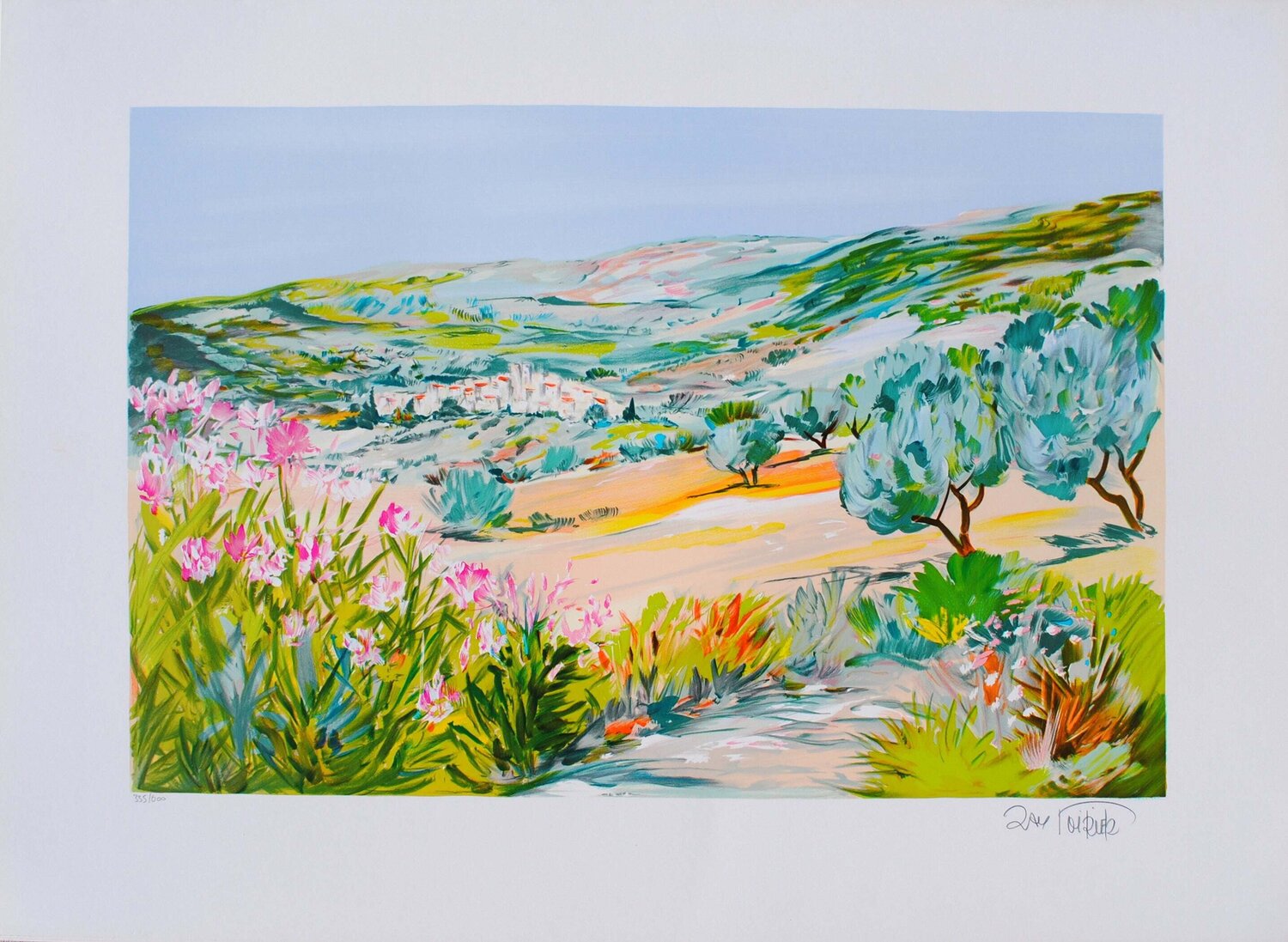 Village provençal Ray Poirier Stampa in vendita