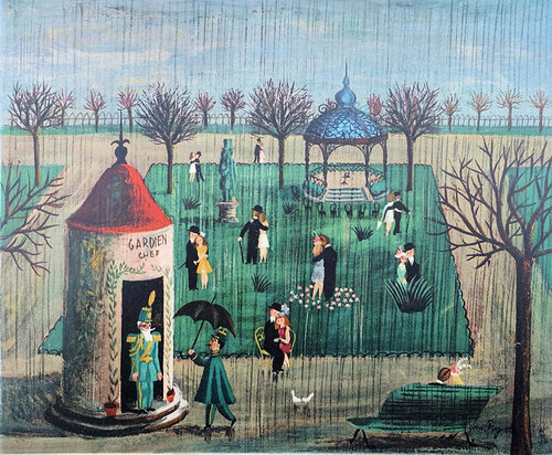 Le jardin aux amoureux by Raymond Peynet, Print for Sale on Singulart