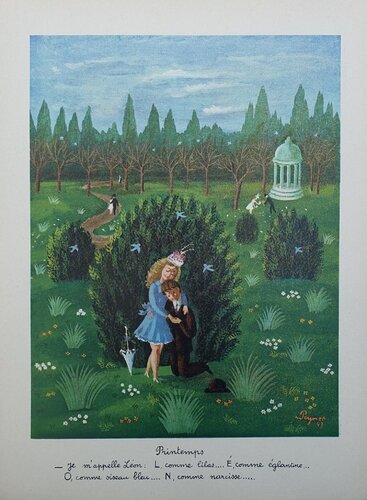 Amour de printemps de Raymond Peynet, Impresión a la venta en Singulart