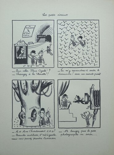 Les petits oiseaux de Raymond Peynet, Impresión a la venta en Singulart