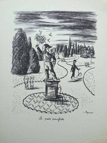 Le petit pacifiste de Raymond Peynet, Impresión a la venta en Singulart