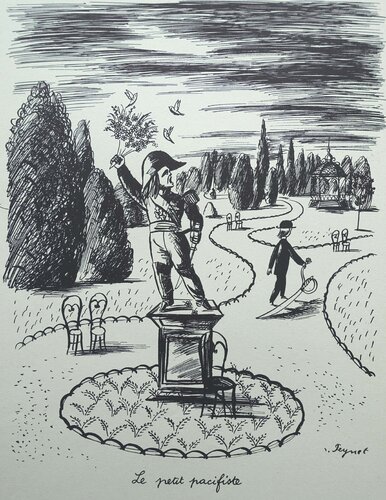 Le petit pacifiste de Raymond Peynet, Impresión a la venta en Singulart