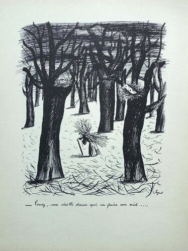 Les petits nuages by Raymond Peynet, 版画 for Sale on Singulart