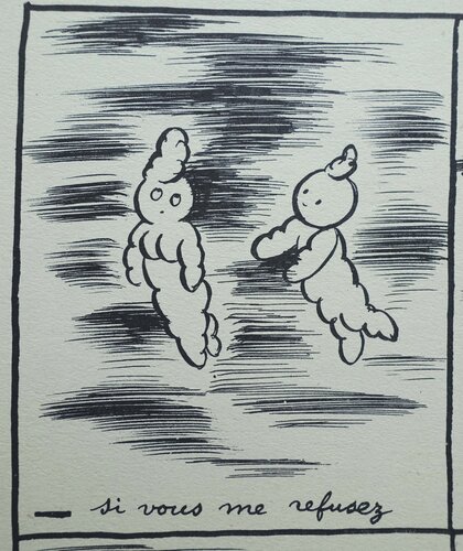 Les petits nuages de Raymond Peynet, Impresión a la venta en Singulart