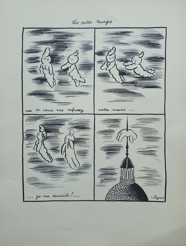 Les petits nuages de Raymond Peynet, Impresión a la venta en Singulart