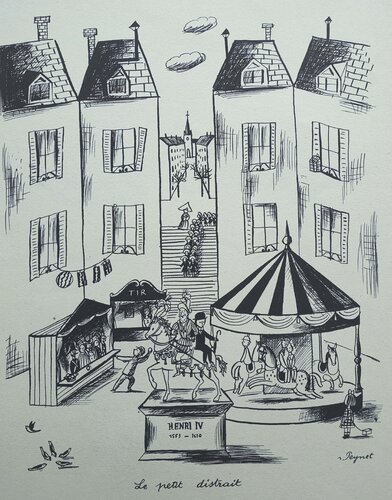 Le petit distrait par Raymond Peynet, Édition en vente sur Singulart