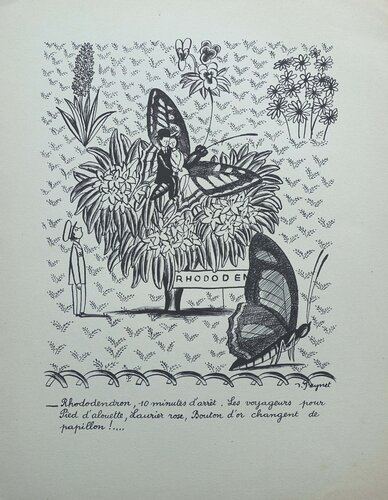 Le rhododendron de Raymond Peynet, Impresión a la venta en Singulart