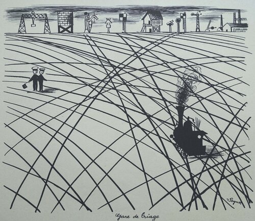 La petite locomotive perdue Raymond Peynet