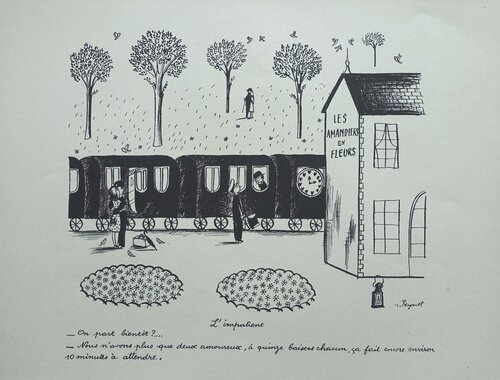 Le petit train Raymond Peynet