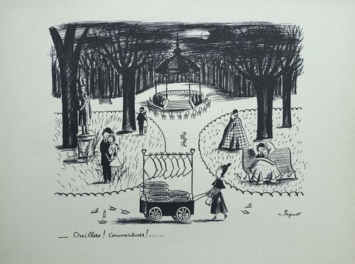 La vendeuse d'oreillers Raymond Peynet