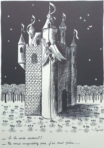 L'enlèvement van Raymond Peynet, Afdruk te koop op Singulart