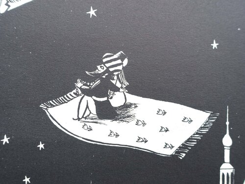 Le tapis volant by Raymond Peynet, Print for Sale on Singulart