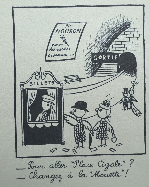 Les petits oiseaux Raymond Peynet
