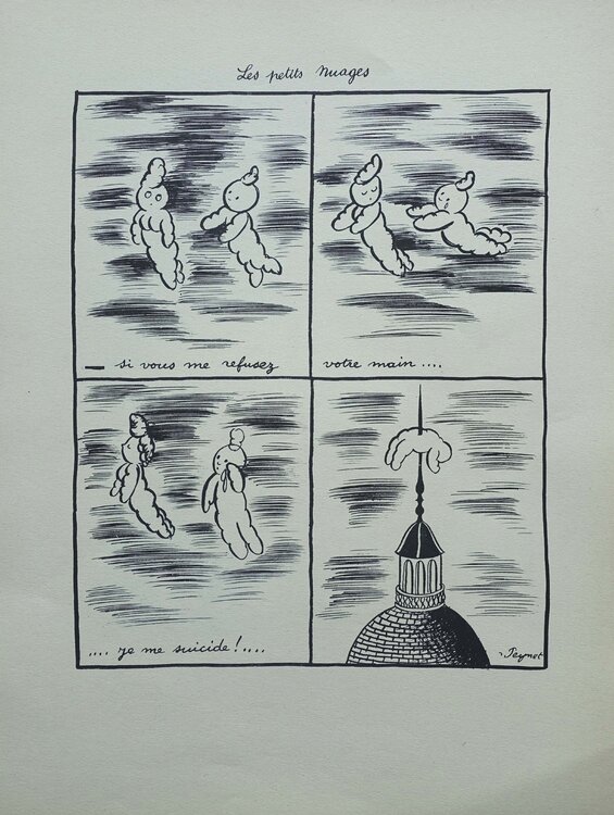 Les petits nuages Raymond Peynet