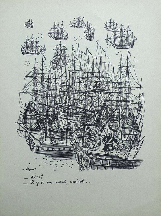 L'amiral et le Noeud Raymond Peynet