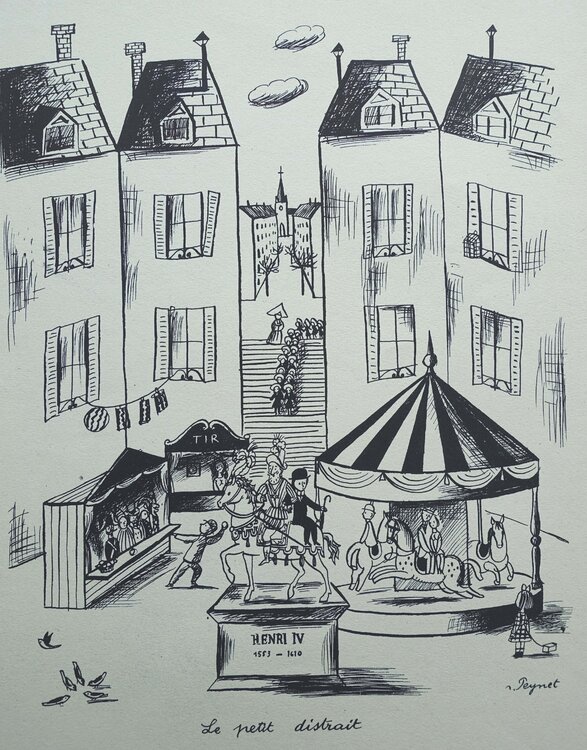 Le petit distrait Raymond Peynet