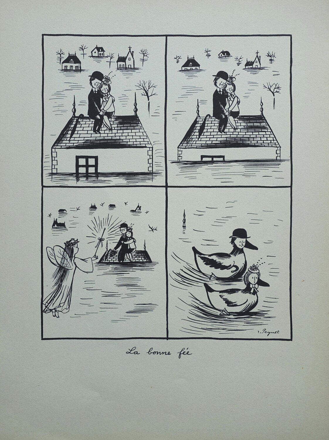 La bonne fée Raymond Peynet Afdruk te koop