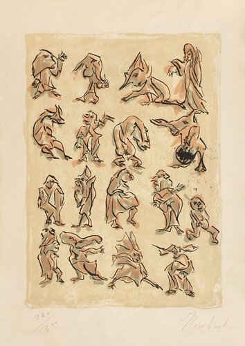 17 contre by Reinhoud d'Haese, Print for Sale on Singulart
