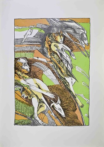 The Shepherds by Remo Brindisi, Print for Sale on Singulart