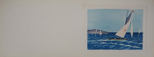 Régate sur l'Atlantique by René Ligeron, Print for Sale on Singulart