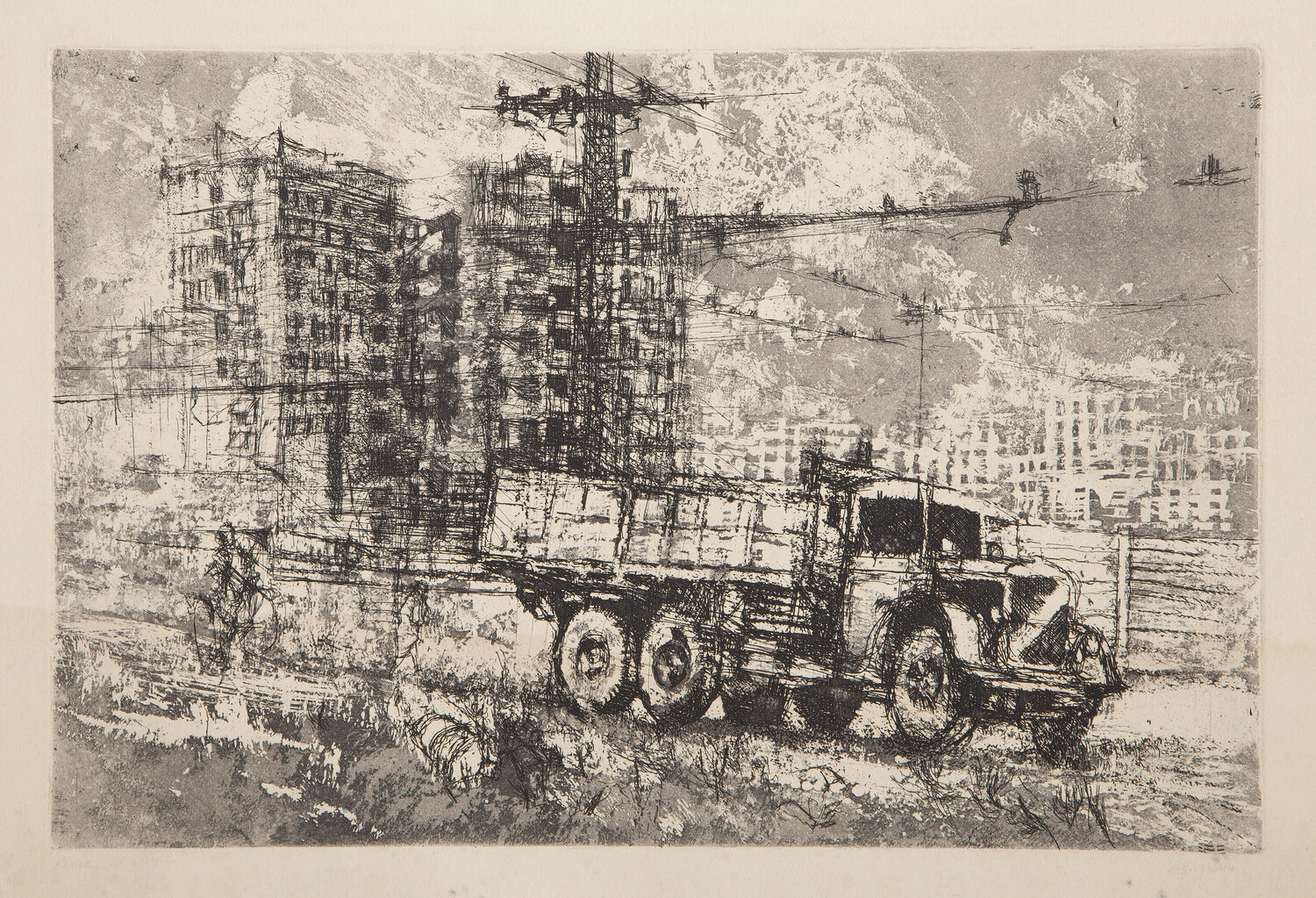 Truck in The Suburbs Renzo Vespignani