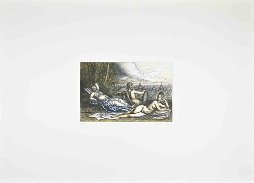 Relaxing time with View of Rome par Riccardo Tommasi-Ferroni, Édition en vente sur Singulart