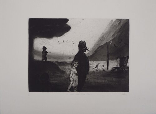 Du destin d'une petite foraine, Gravure originale signée par Richard Davies, Édition en vente sur Singulart