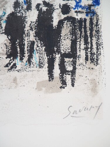 Paris, Vers Saint Lazare (Métro Rome) von Robert Savary, Druck kaufen auf Singulart