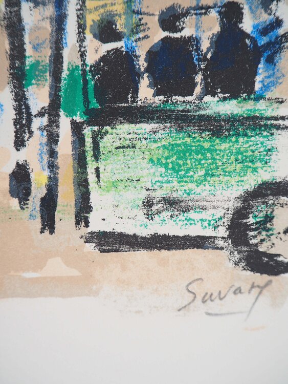 Paris, Le marché vers Bastille Robert Savary