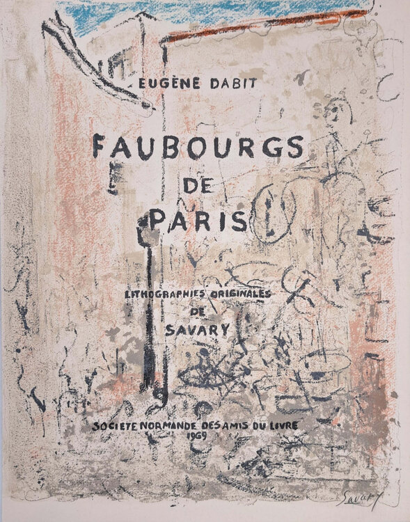 Faubourgs de Paris Robert Savary