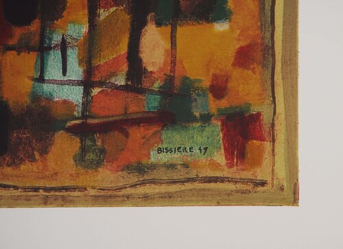 Composition abstraite Roger Bissière
