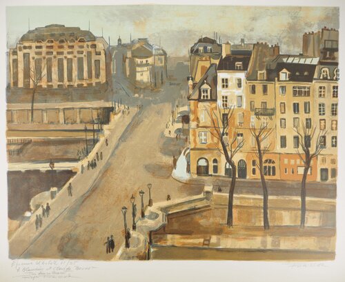Paris : La Samaritaine et le Pont-Neuf Roger Forissier