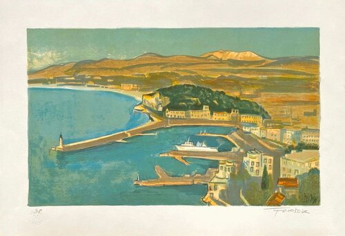 Port en Méditerranée by Roger Forissier, Print for Sale on Singulart