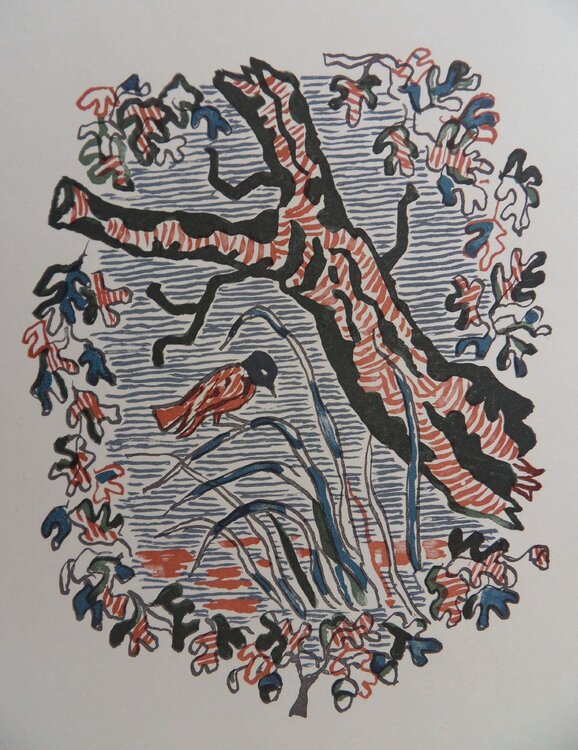 Le chêne et le roseau II Roland Oudot