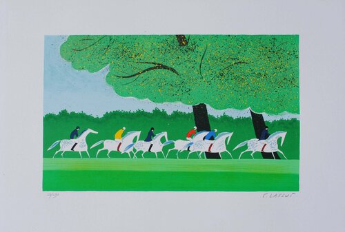 Cavaliers en été by Serge Lassus, Print for Sale on Singulart