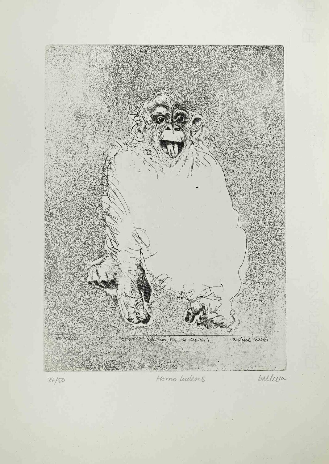 Homo Ludens Sergio Barletta Stampa in vendita