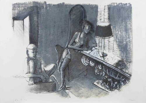 Oriental Dreams von Sergio Vacchi, Druck kaufen auf Singulart