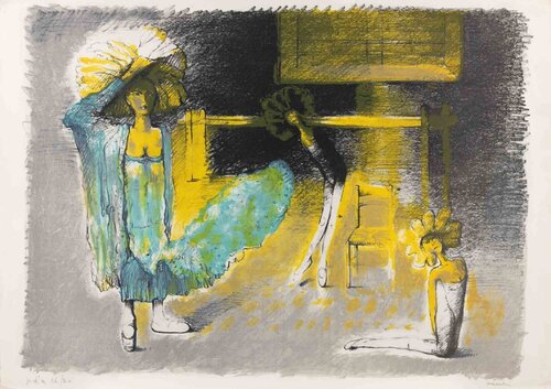 Oriental Dreams von Sergio Vacchi, Druck kaufen auf Singulart